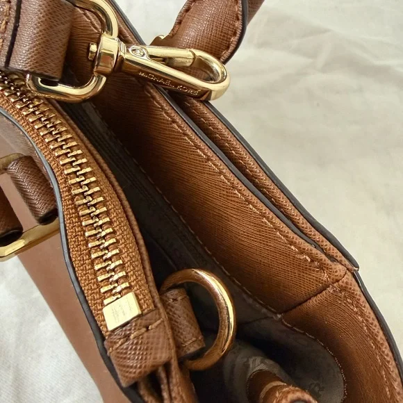 MICHAEL Michael Kors Kellen Satchel Tote with Gold Accents - Picture 7 of 12